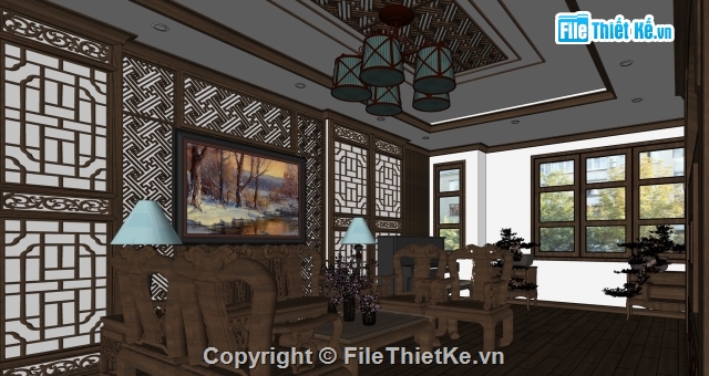 nội thất phòng khách,File sketchup nội thất,Phòng khách Sketchup,File Skechup nội thất,Sketch Up nội thất,su nội thất phòng khách