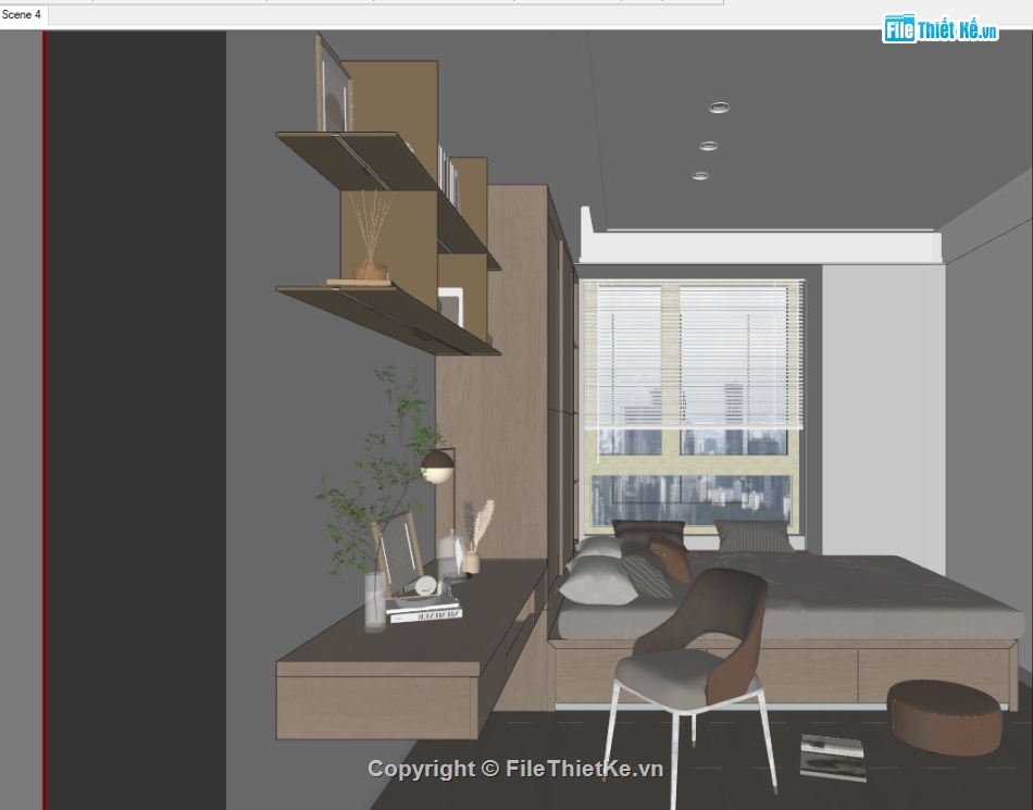 nội thất phòng ngủ,sketchup nội thất phòng ngủ,File phòng ngủ sketchup,su nội thất phòng ngủ,file su nội thất phòng ngủ