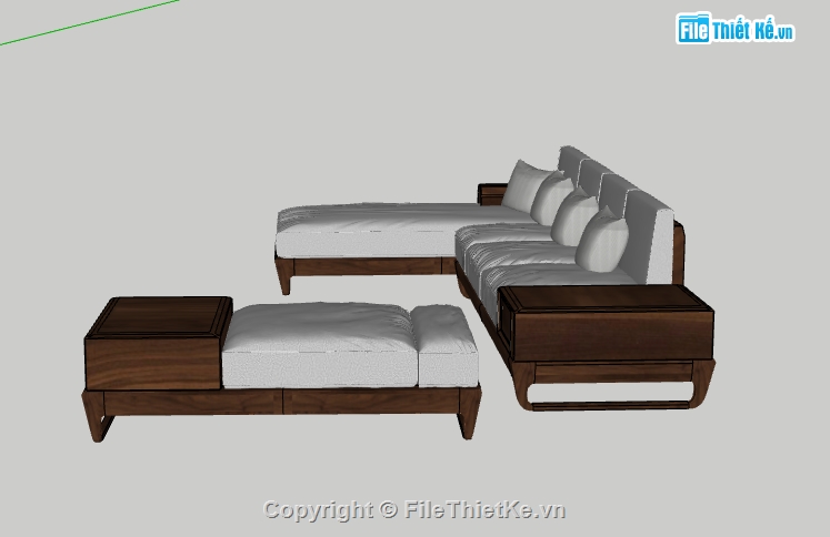 sketchup sofa đồng gia,model sketchup  sofa đồng gia,sketchup sofa,File 3d sofa đồng gia