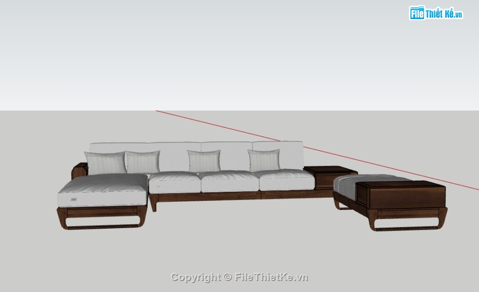 sketchup sofa đồng gia,model sketchup  sofa đồng gia,sketchup sofa,File 3d sofa đồng gia