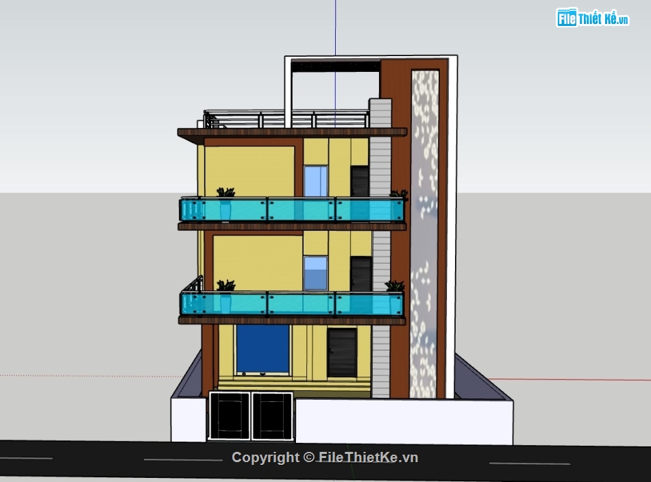 biệt thự 3 tầng,su biệt thự,sketchup biệt thự,su biệt thự 3 tầng,sketchup biệt thự 3 tầng