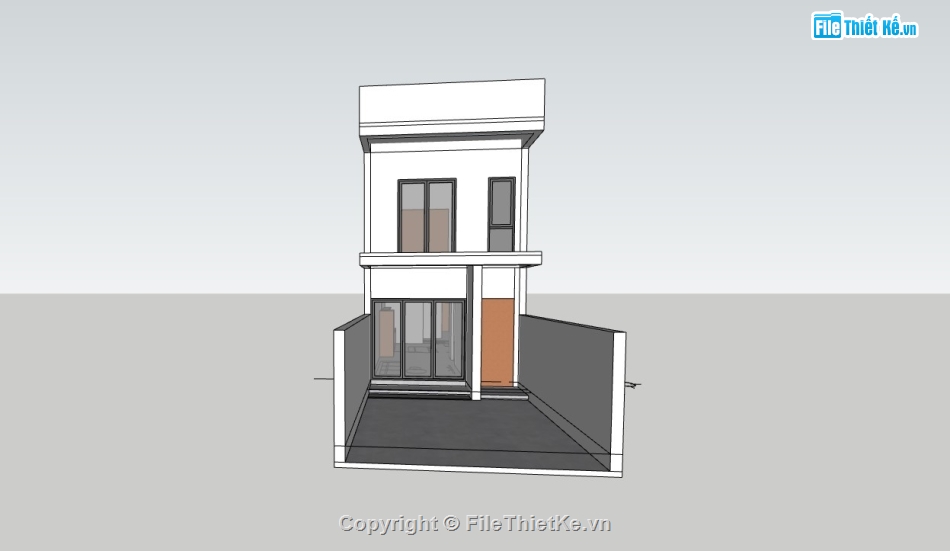 su nhà phố 2 tầng,sketchup nhà phố 2 tầng,su nhà phố,sketchup nhà phố,nhà phố 2 tầng