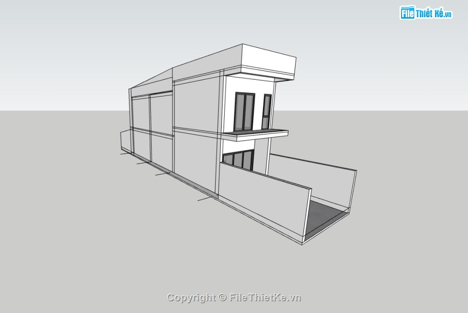 su nhà phố 2 tầng,sketchup nhà phố 2 tầng,su nhà phố,sketchup nhà phố,nhà phố 2 tầng