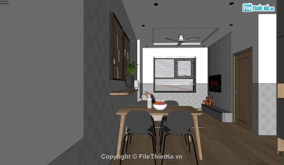 nội thất nhà,su nội thất nhà,sketchup nội thất nhà