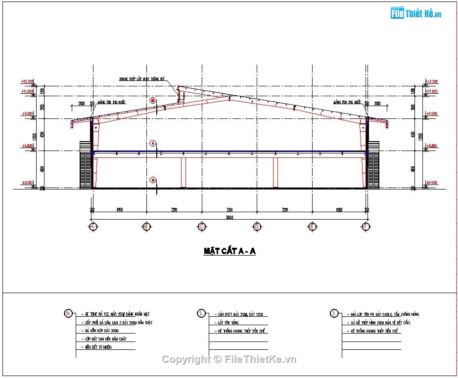 kết cấu thép nhà xưởng,thiết kế nhà xưởng 36x90m,thiết kế xưởng sản xuất giày