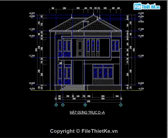 bản vẽ 2 tầng,kiến trúc nhà 2 tầng,biệt thự 2 tầng,mẫu nhà 2 tầng