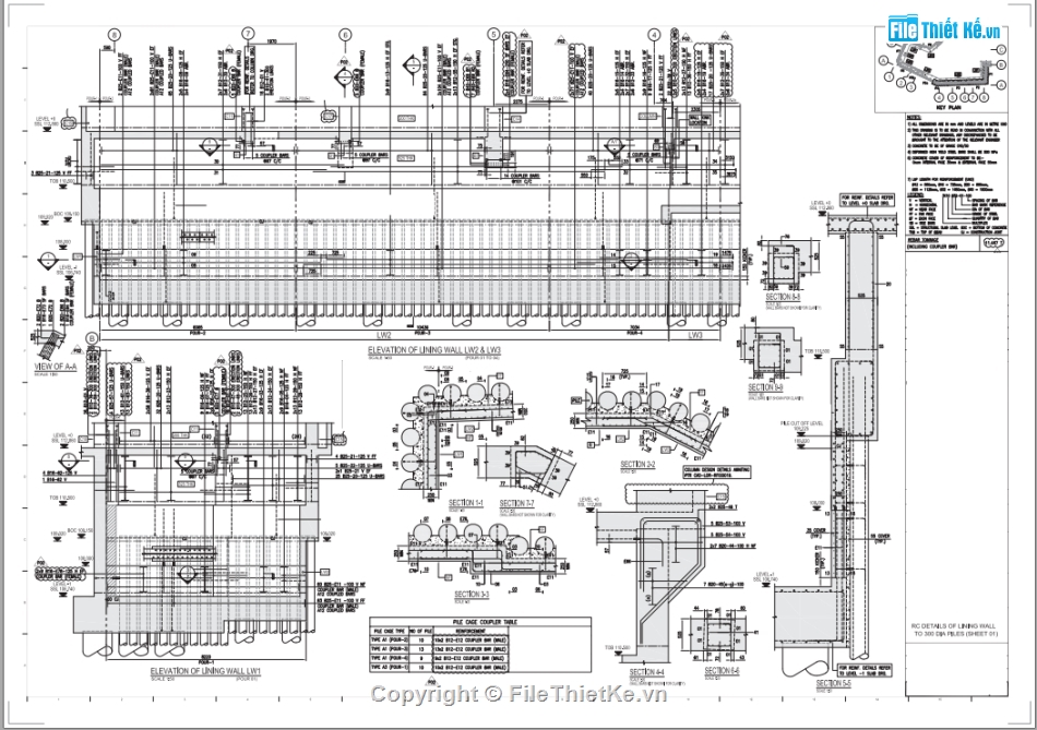 file cad thiết kế hồ bơi,file cad hồ bơi,kiến trúc+kết cấu,thiết kế hồ bơi