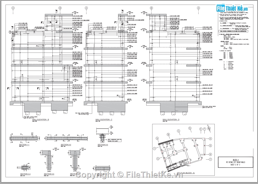 file cad thiết kế hồ bơi,file cad hồ bơi,kiến trúc+kết cấu,thiết kế hồ bơi