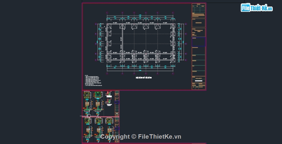 File cad,File thiết kế,dự toán,1 tầng,nhà văn hóa