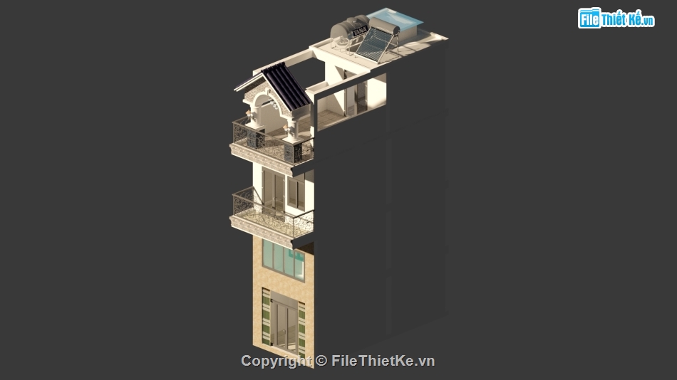 Nhà phố 3 tầng 3.37x7.55m,Bản vẽ nhà phố 3 tầng,Autocad nhà phố 3 tầng,file sketchup nhà phố 3 tầng,Nhà phố 3 tầng file cad