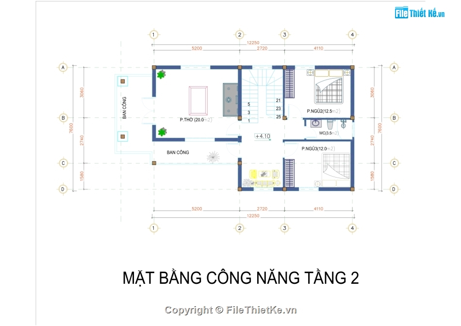 Biệt thự 2 tầng mái Nhật,File cad biệt thự 2 tầng,Biệt thự 2 tầng file cad,autocad biệt thự 2 tầng,bản vẽ biệt thự 2 tầng