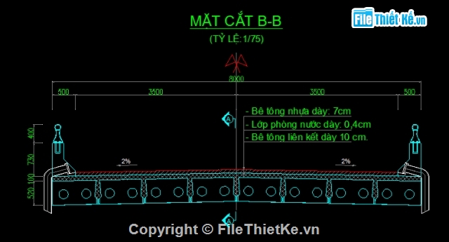 Hồ sơ thiết kế cầu,cầu dầm bản,dầm bản ứng suất,dầm bản dự ứng lực,dầm bản rỗng,dầm bản 12m