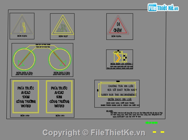 thi công,giao thông,biển báo giao thông,an toàn giao thông,hồ sơ thi công