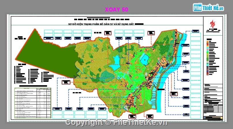 bản vẽ quy hoạch,quy hoạch,quy hoạch xã Tân Tiến