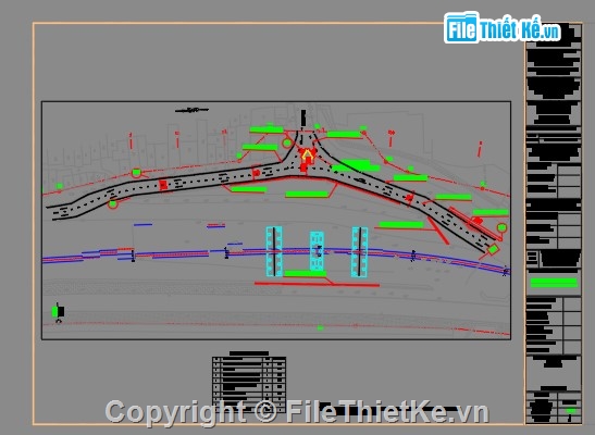 thiết kế đường,bản thiết kế,biên bản nghiệm thu,thiết kế đường file cad