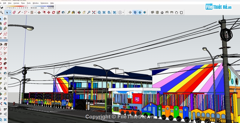 cad trường tiểu học,sketchup trường tiểu học,chi tiết trường học,hồ sơ trường học,thiết kế trường học,Trường học cad