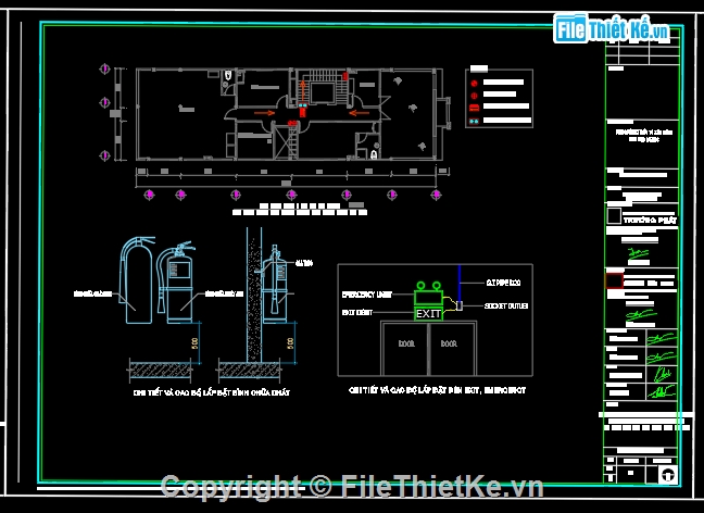 PCCC khách sạn,cad pccc khách sạn,phòng cháy chữa cháy khách sạn