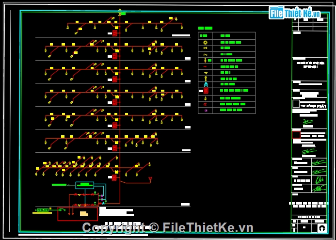 PCCC khách sạn,cad pccc khách sạn,phòng cháy chữa cháy khách sạn