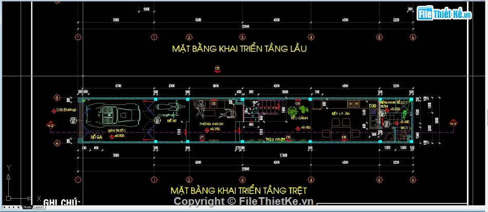 Thiết kế nhà phố,nhà ống lệch tầng,Thiết kế nội thất