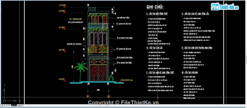 Thiết kế nhà phố,nhà ống lệch tầng,Thiết kế nội thất