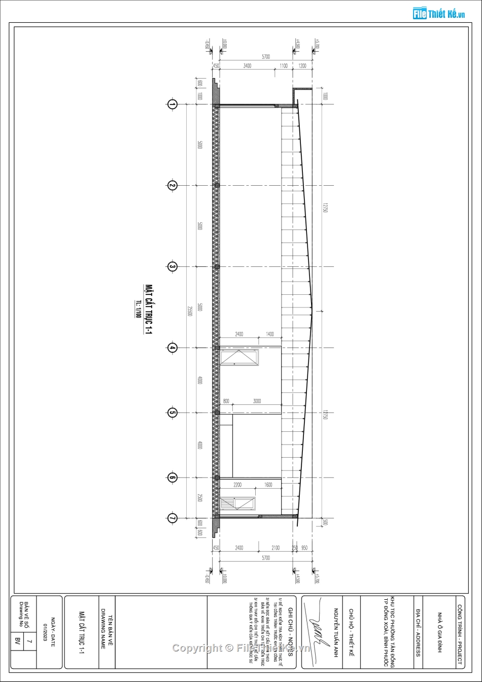 cấp phép,cấp phép xây dựng,bản vẽ cấp phép xây dựng,Hồ sơ bản vẽ cấp phép xây dựng nhà ở liền kề