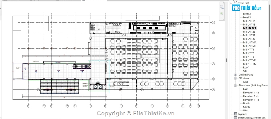 Revit nhà 3 tầng 2 hầm,file revit revit nhà Sơn Nam,Tòa nhà Sơn Nam