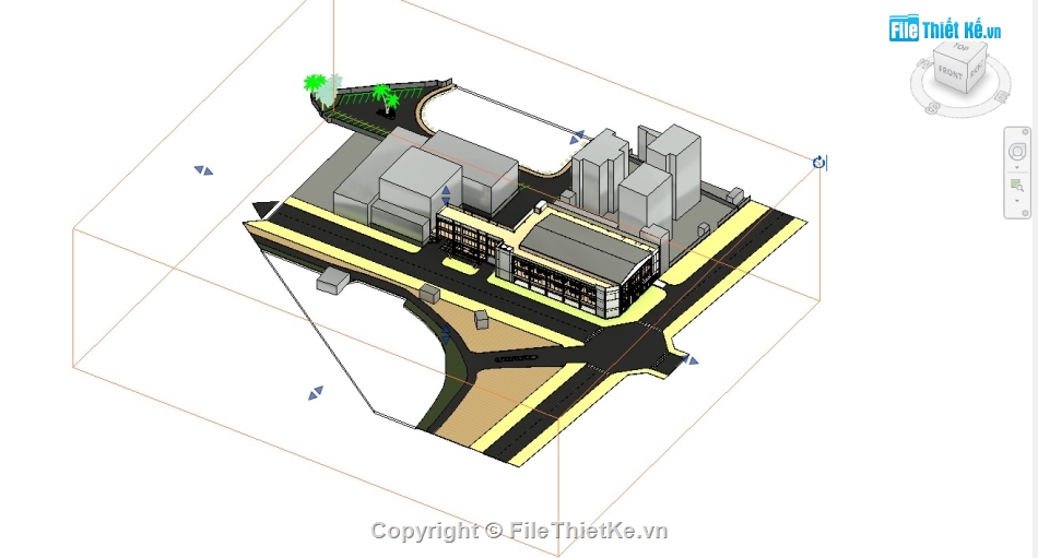 Revit nhà 3 tầng 2 hầm,file revit revit nhà Sơn Nam,Tòa nhà Sơn Nam