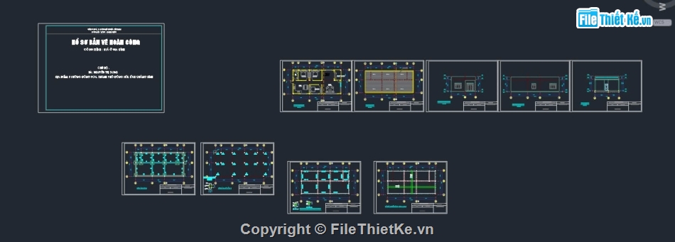 nhà 2 tầng hiện đại,hồ sơ thi công,nhà mái