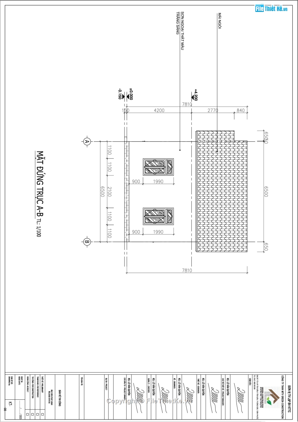 nhà cấp 4,nhà cấp 4 sân vườn 16x6.5m,thiết kế nhà cấp 4