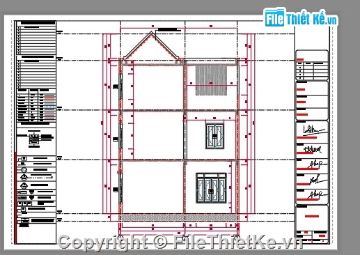 biệt thự 3 tầng,Hồ sơ thiết kế,kiến trúc 3 tầng