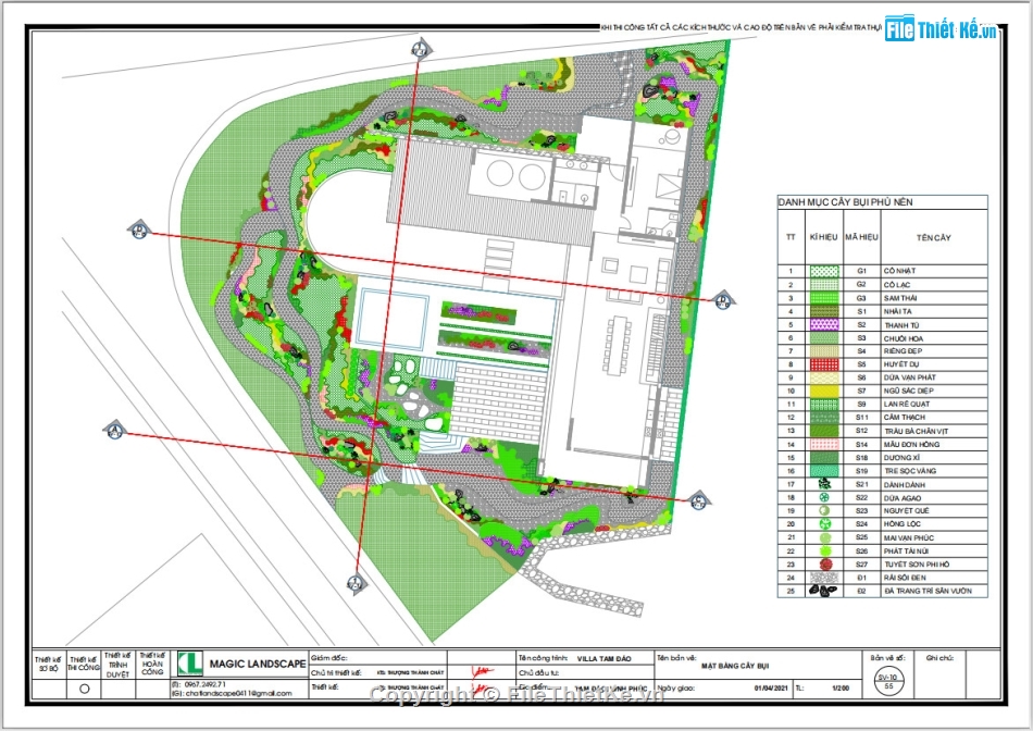Hồ sơ thiết kế,thiết kế cảnh quan,cảnh quan biệt thự,thiết kế sân vườn,cảnh quan,Bản vẽ thiết kế sân vườn
