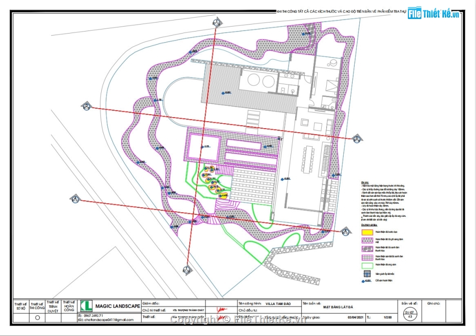 Hồ sơ thiết kế,thiết kế cảnh quan,cảnh quan biệt thự,thiết kế sân vườn,cảnh quan,Bản vẽ thiết kế sân vườn