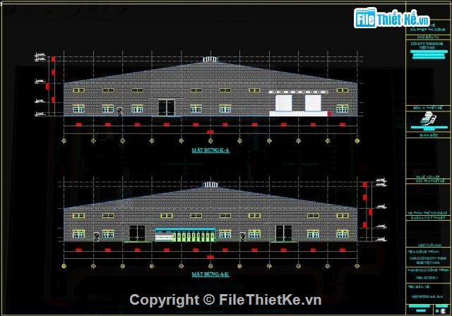 nhà xưởng,thiết kế nhà xưởng,bản vẽ thiết kế nhà xưởng,Hồ sơ nhà xưởng