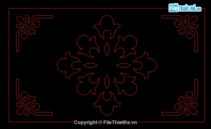 Hoa văn,Hoa văn dxf,Hoa văn CNC file dxf
