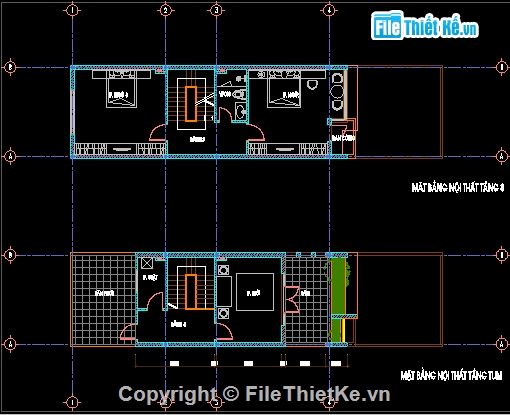 nhà phố 5x14m full,bản vẽ nhà phố hiện đại 4 tầng,nhà phố hiện đại 4 tầng 5x14m