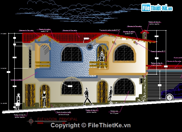 nhà hiện đại,chi tiết nhà ở,cad nhà đẹp