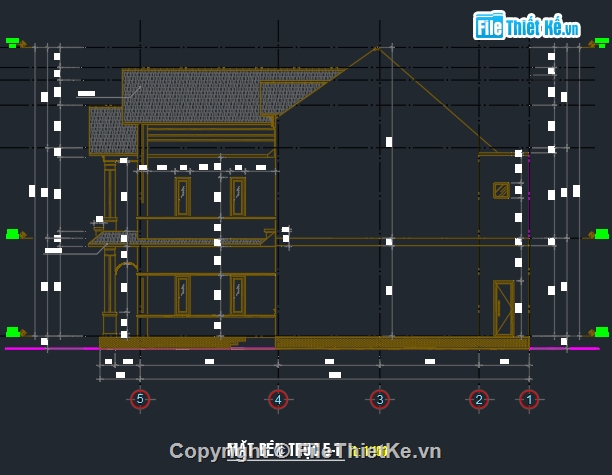 kiến trúc nhà phố 2 tầng,Thiết kế nhà phố 2 tầng,Bản vẽ nhà phố 2 tầng,File cad nhà phố 2 tầng