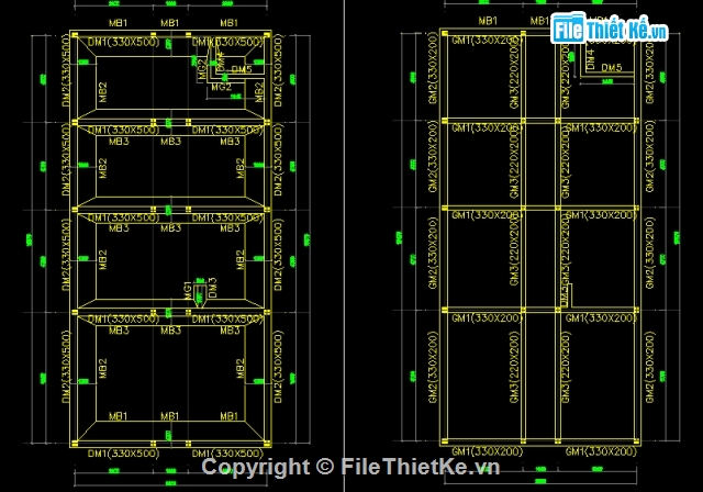 bản vẽ nhà nghỉ,thiết kế nhà nghỉ,mẫu nhà nghỉ đẹp,nhà nghỉ 8.8 x 18.7m