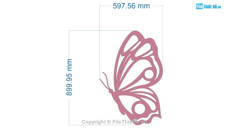 con bướm cnc,file cnc con bướm,mẫu cnc con bướm