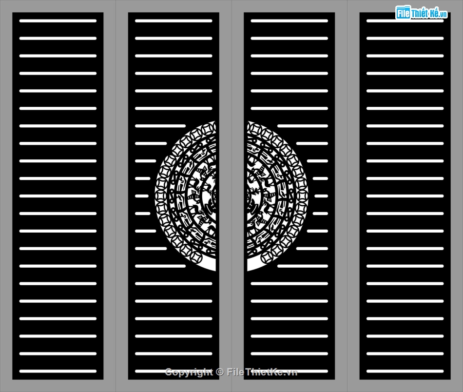 Mẫu cổng 4 cánh cnc,cổng 4 cánh cnc,cổng trống đồng cnc,cnc 4 cánh