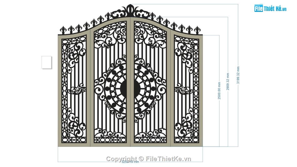 Mẫu cổng 4 cánh cnc,cổng 4 cánh cnc,file cnc cổng 4 cánh