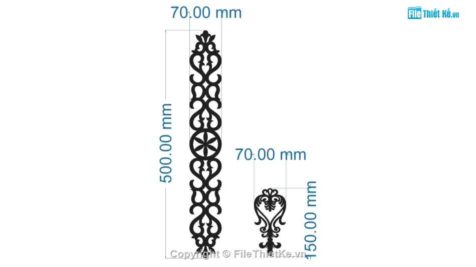 thiết kế hoa văn cnc,hoa văn cột,file cnc hoa văn cột