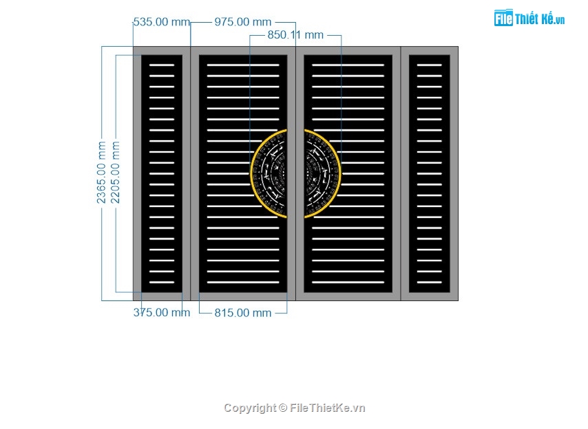 Mẫu cổng 4 cánh cnc,cổng 4 cánh cnc,cổng trống đồng cnc