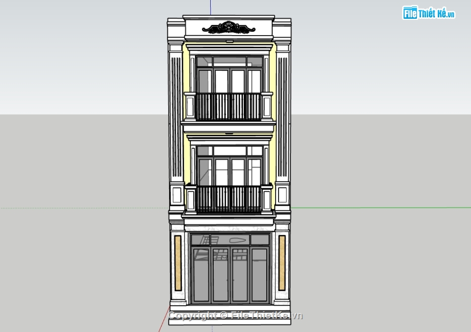mẫu nhà 3 tầng,su nhà 3 tầng,model su nhà 3 tầng