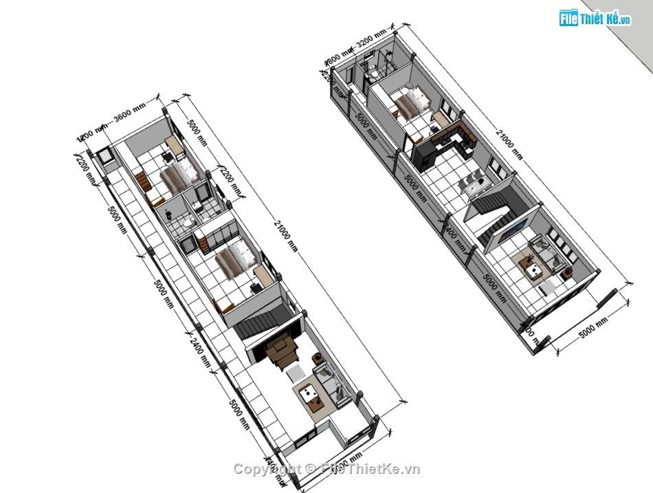 su nội thất,sketchup nội thất,nội thất nhà phố