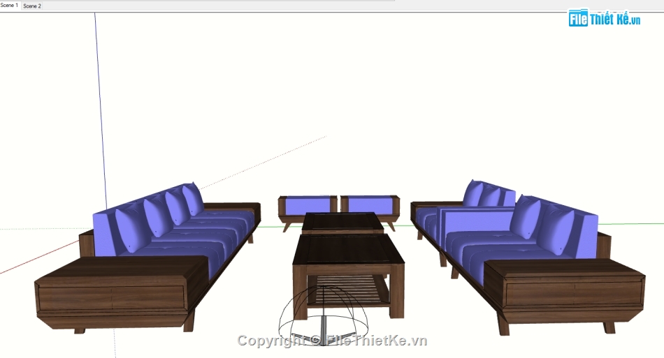 sketchup sofa đồng gia,file sketchup sofa đồng gia,model sketchup sofa đồng gia