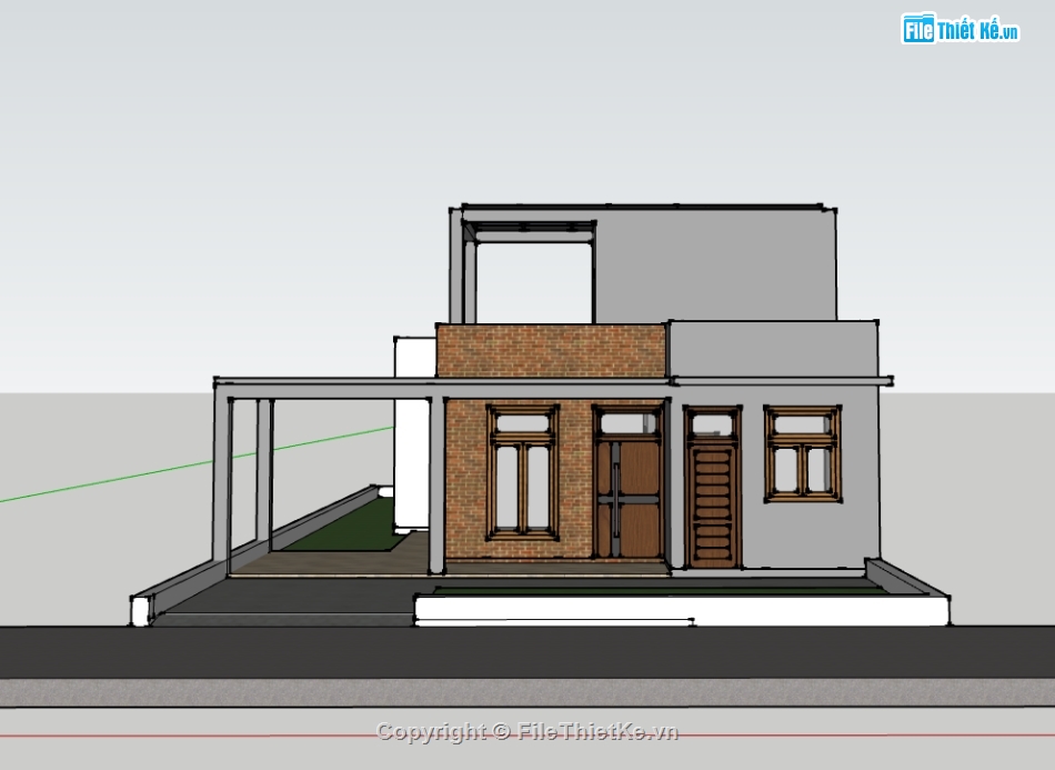 Mẫu nhà phố,nhà 1 tầng,su nhà phố