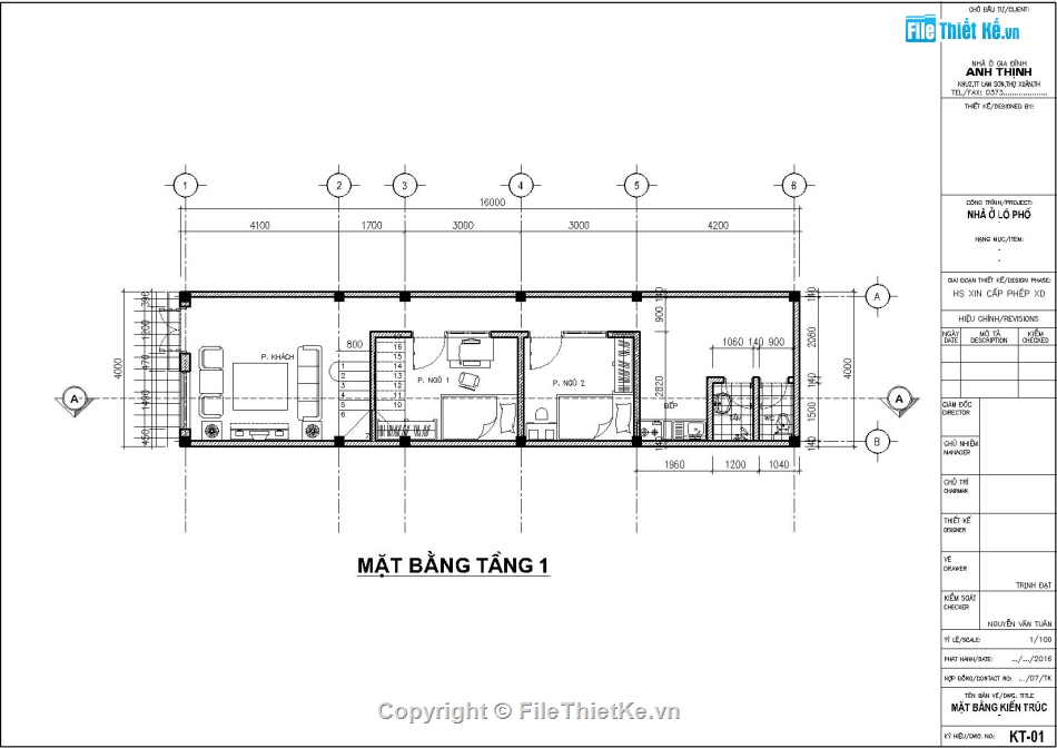 Nhà phố 1 tầng,Thiết kế nhà 1 tầng gác xép,File,Thiế kế 1 tầng gác lửng,Bản vẽ cấp phép nhà 4x16m,File Autocad thiết kế cấp phép nhà phố