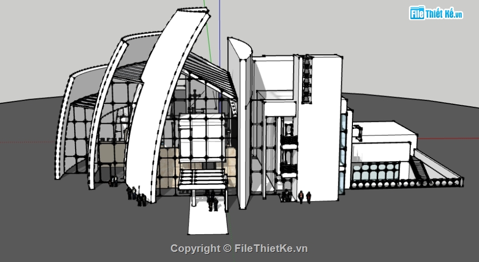 model su thiết kế nhà thờ,nhà thờ công giáo file sketchup,dựng mẫu nhà thờ file 3d su