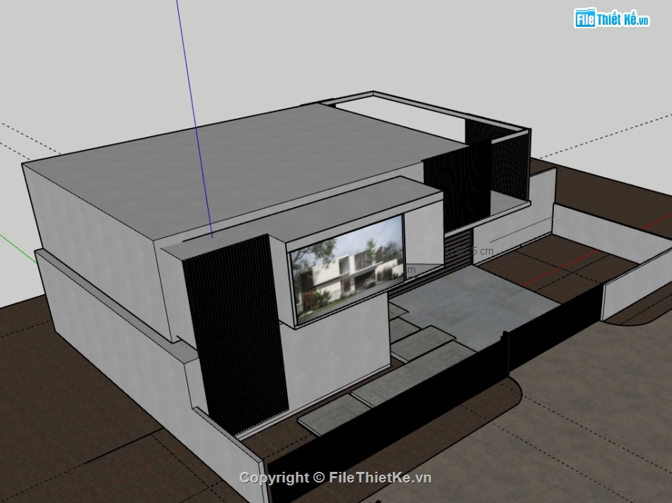 File sketchup  Nhà phố 2 tầng,model su  Nhà phố 2 tầng,model sketchup  Nhà phố 2 tầng,sketchup Nhà phố 2 tầng